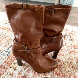 Frye Leather Slouch Boots